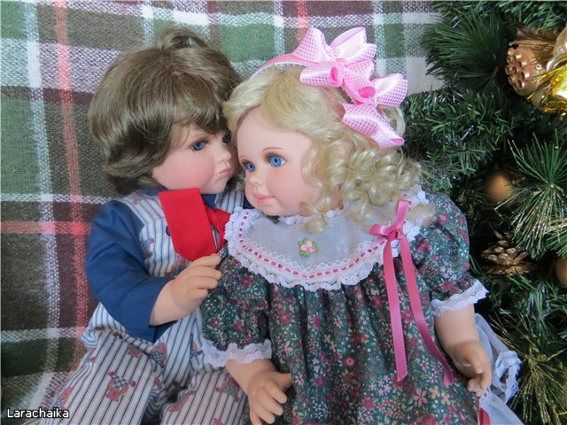 "Прощание с ... ёлкой..."-Зарисовка. Редкие коллекционные куклы от Jerri McCloud (фото 10)