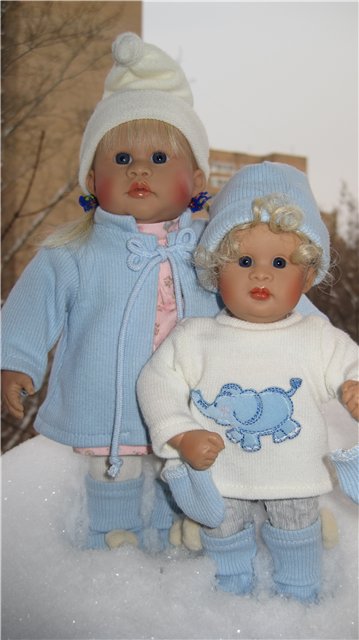 Фло и Флори. Куклы Schildkrot (фото 8)