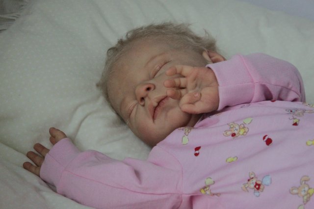 Белокурый ангел - Ребекка 2. Куклы реборн Виктории Вишни (фото 3)