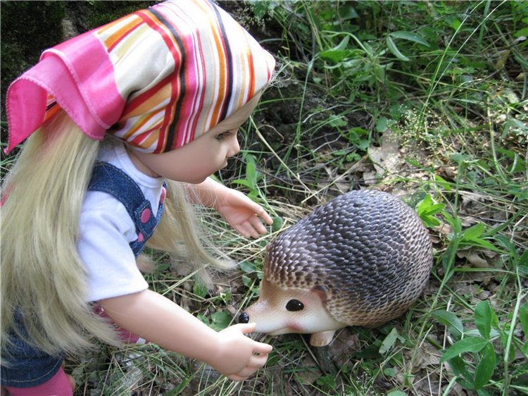 Лесная прогулка с куклой Готц