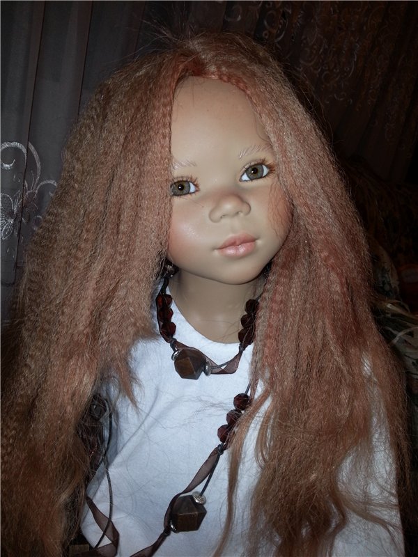 Превращение морской принцессы в обыкновенную девочку! Кукла Annette Himstedt