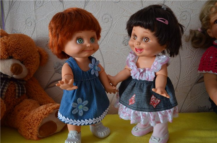 Долгожданная посылочка. Сарафанчики для кукол Baby Face Galoob (фото 9)