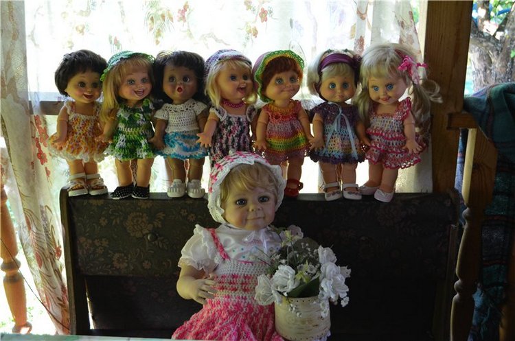 Фэйсинки и Майя на даче — Куклы Galoob Baby Face (Фейсинки): винтаж 90