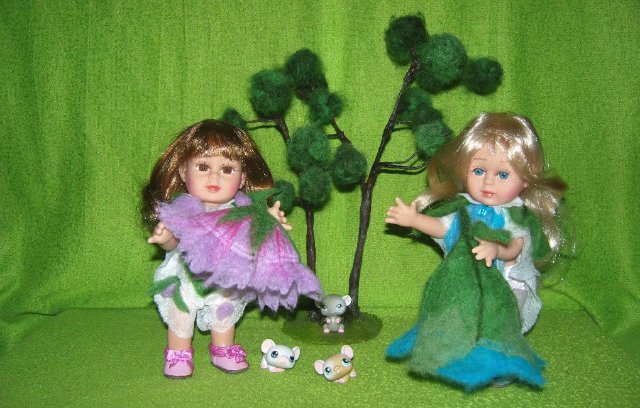 Сказка о цветочных феях — Одежда и обувь для кукол своими руками: фото