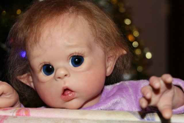 Кукла реборн эльфик Максимка из молда Офелия, от Абахтимовой Алёны (фото 6)