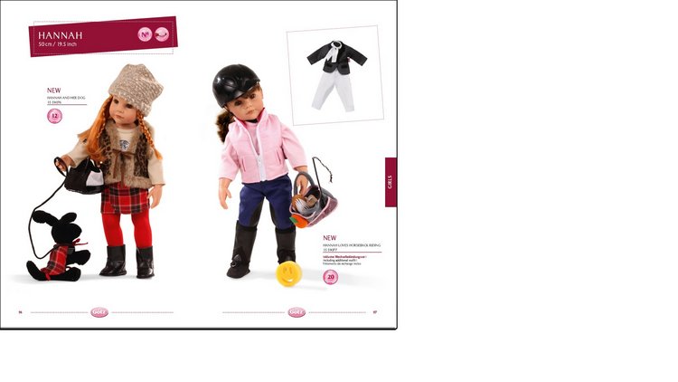 2015 Gotz Catalogue — Куклы Gotz (Готц): Ханна