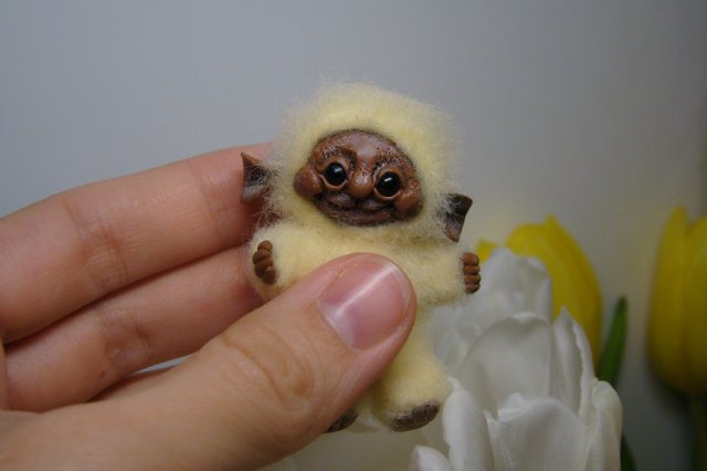 Кто-то весенний. Авторская игрушка Ольги Чернухо (фото 5)