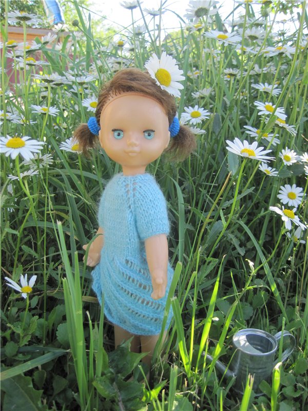 Галчонок и лето. Винтажна куколка СССР Галя (фото 6)