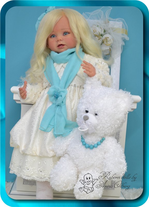 Моя бирюзовая ВАСИЛИСкА (молд Bonnie by Linda Murray)