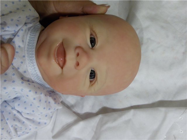 Томми улыбашка реборн. Второй подходик к этому замечательному молдику (фото 2)