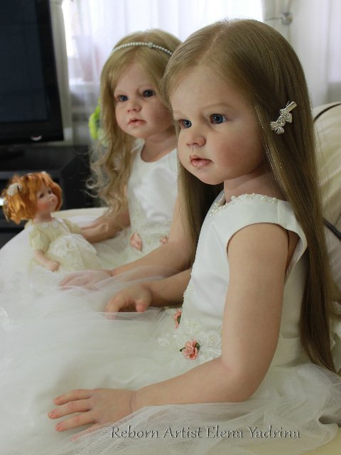 Эва и Анжела. Часть первая - Девочки. Куклы реборн Елены Ядриной (фото 4)