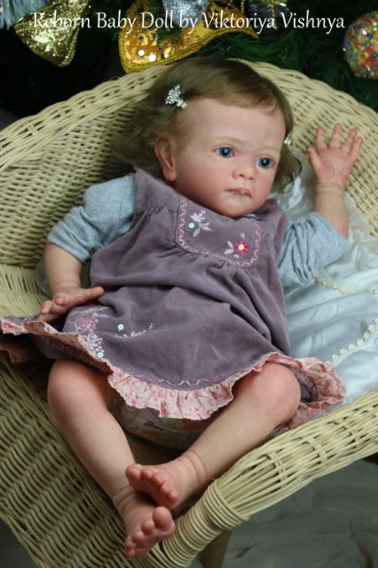 Настенька из сказки Морозко! Куколка реборн Виктории Вишни