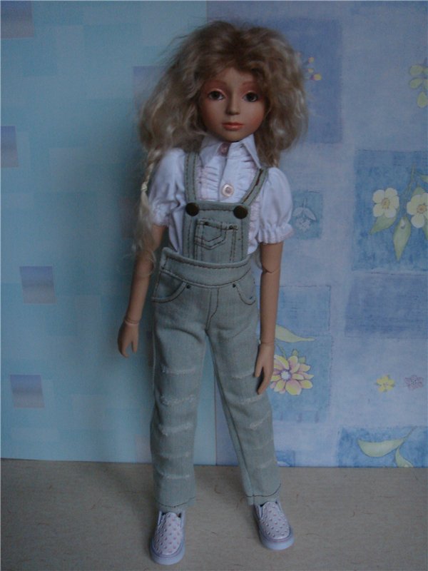 Коллекционная шарнирная девочка - винил Р. Тоннера, ООАК (фото 4)