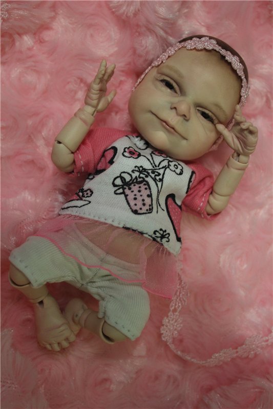 Приехала моя лялька от Лели Дубровиной - первые быстрофото с дороги (фото 2)