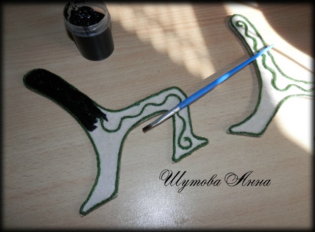 Парковая лавочка. Мастер-класс