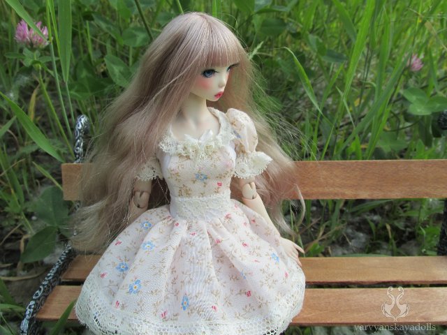 Шарнирная кукла Акина - Весенний цветок (фото 9)