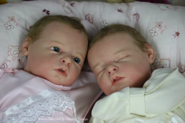 Близняшечки Ноа... Куколки реборн Виктории Вишни