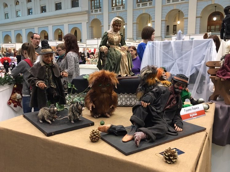 Москва "Гостиный двор" 2016 - Международная выставка "Искусство куклы" - мой взгляд