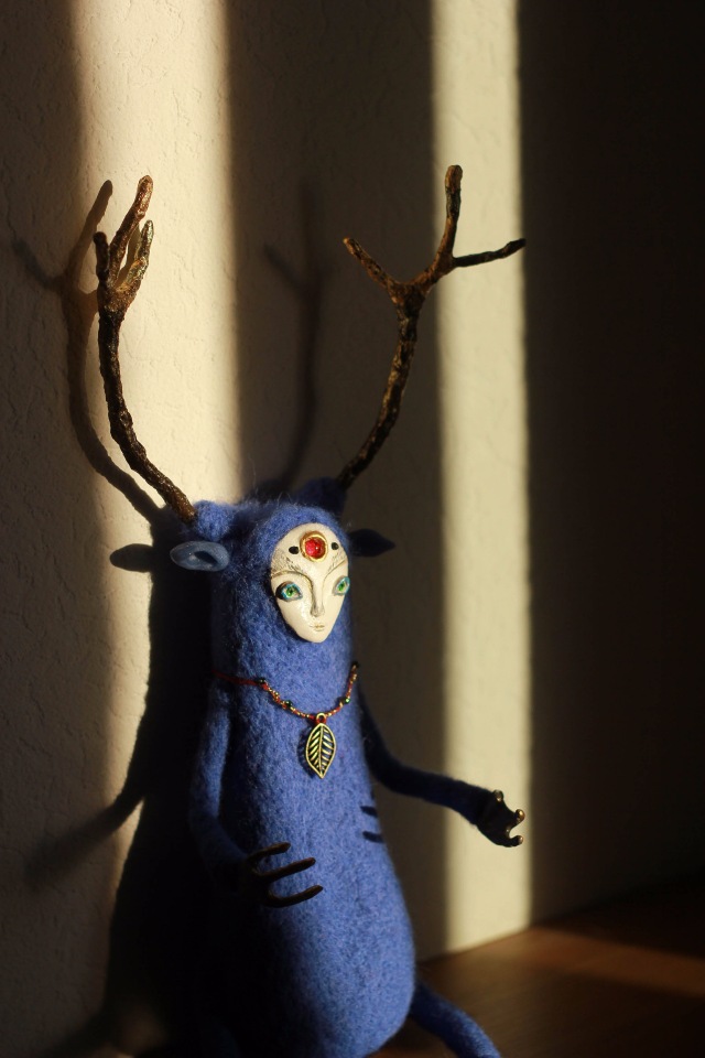 Сказочная кукла ручной работы. Златорожек Akeno - ясное утро (фото 5)