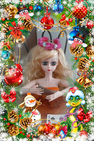 С наступающим Новым годом! Моя коллекция кукол 2012