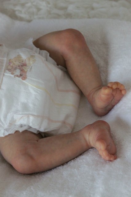 Белокурый ангел Саввушка! Куколка реборн Виктории Вишни (фото 7)