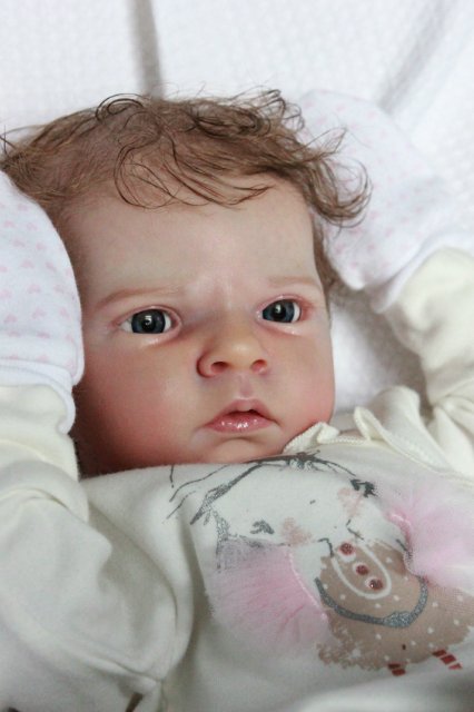 Сама мисс серьезность, кукла реборн Беспаловои Жанны (фото 9)