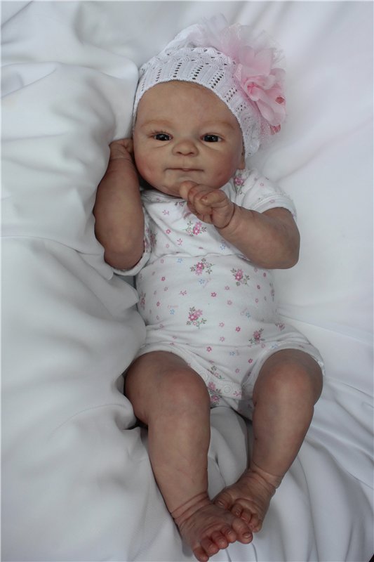 С днем рождения Оленька-olfi4ka! Кукла реборна Анастасии Гангало (фото 4)