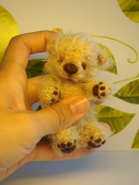 Мишка, игрушка вязанная спицами Ольги Чернухо (фото 8)