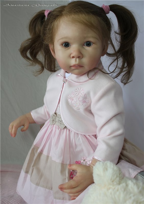 Иришка - сладкая Ириска! И шоколада ни надо... Кукла реборн Анастасии Гангало (фото 2)