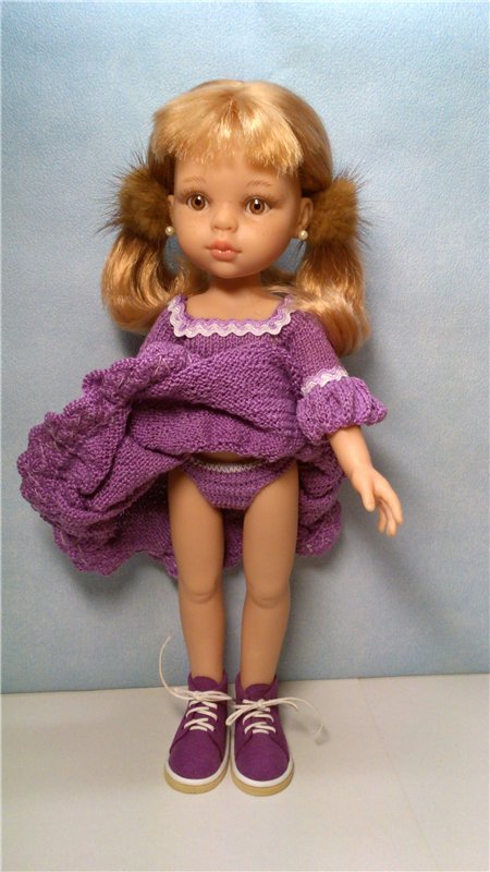 Сиреневое платье для паолочки (фото 10)