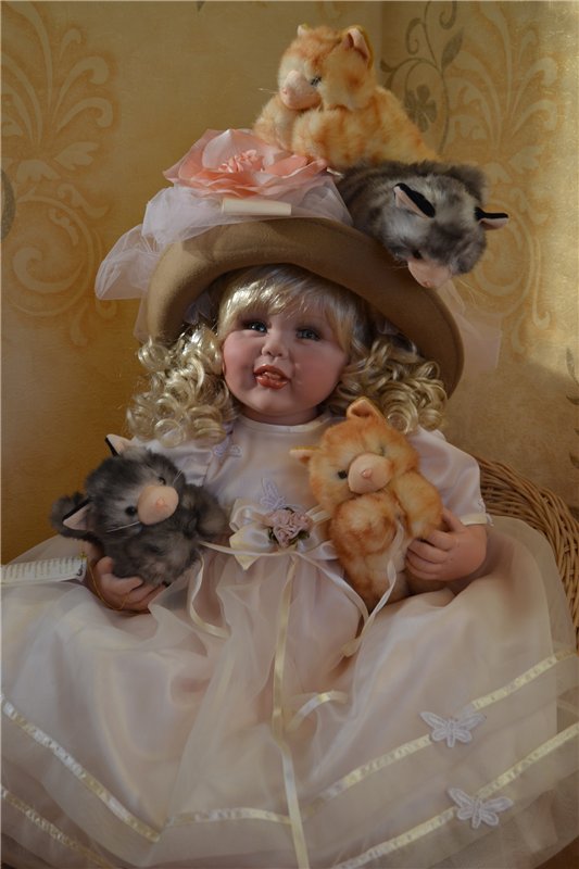 Кошки Мяу - самая весёлая куколка Файзах Спанос (фото 2)