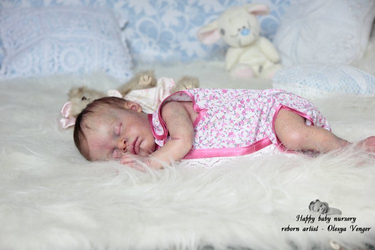 Моя принцесса Крошечка-Кокошечка. Кукла реборн Олеси Венгер