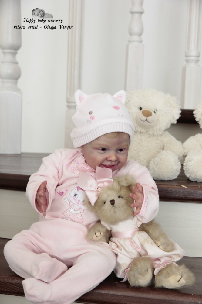 Мой солнечный лучик, моя радуга, мое счастье, моя Милена, Миленочка, Милеша. Кукла реборн Олеси Венгер