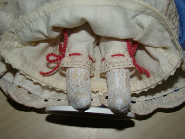 Антикварная карманная кукла Bähr & Pröschild на французском модном теле