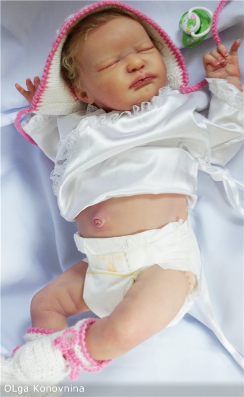 Серенити, скульптор Laura Lee Eagles, малявочка реборн от Ольги Коновниной (фото 8)