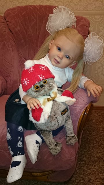 Мое солнышко - малышка Джастина из молда Бонни by Linda Murray