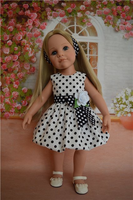 Черно-белые горошки очень девочкам к лицу | Бэйбики Черно-белые горошки очень девочкам к лицу