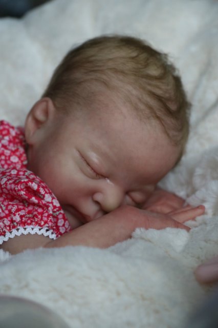 Спящая малышка Рози 2. Куколка реборн Виктории Вишни