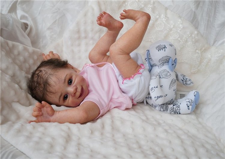 Еще одна улыбашка. Кукла реборн Наталии Коноваловой (фото 7)