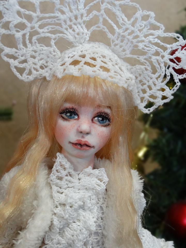 Ещё немного об авторской кукле Снегурочке (фото 6)