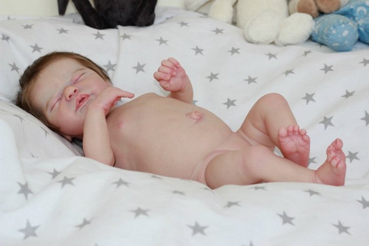 Маленькая бусинка Америкус, кукла реборн Беспаловои Жанны