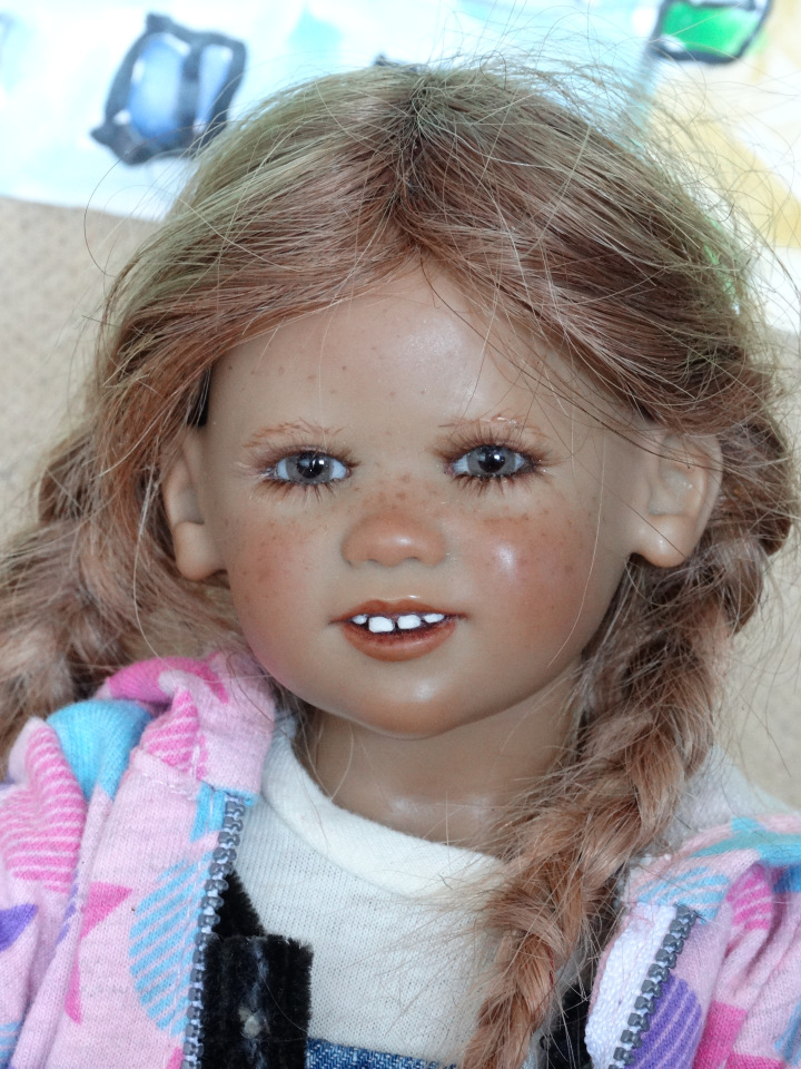 Девочки рисуют — Куклы Annette Himstedt (Аннетт Химстедт): коллекционные (фото 8)