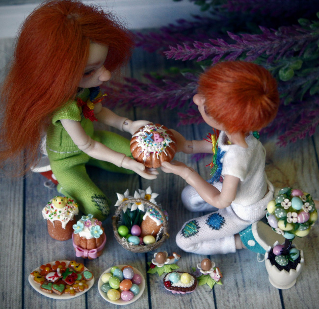 Happy Easter! Шарнирные мышки Лидии Снуль (фото 5)