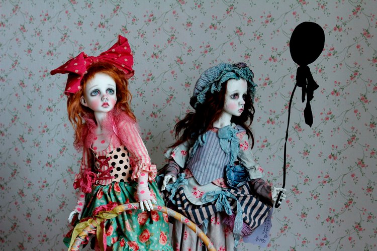 Небесные создания ООАК Val Zeitler by Dollstown - в стиле steampunk