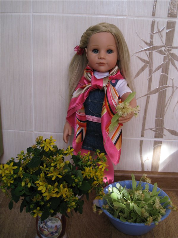 Лесная прогулка с куклой Готц