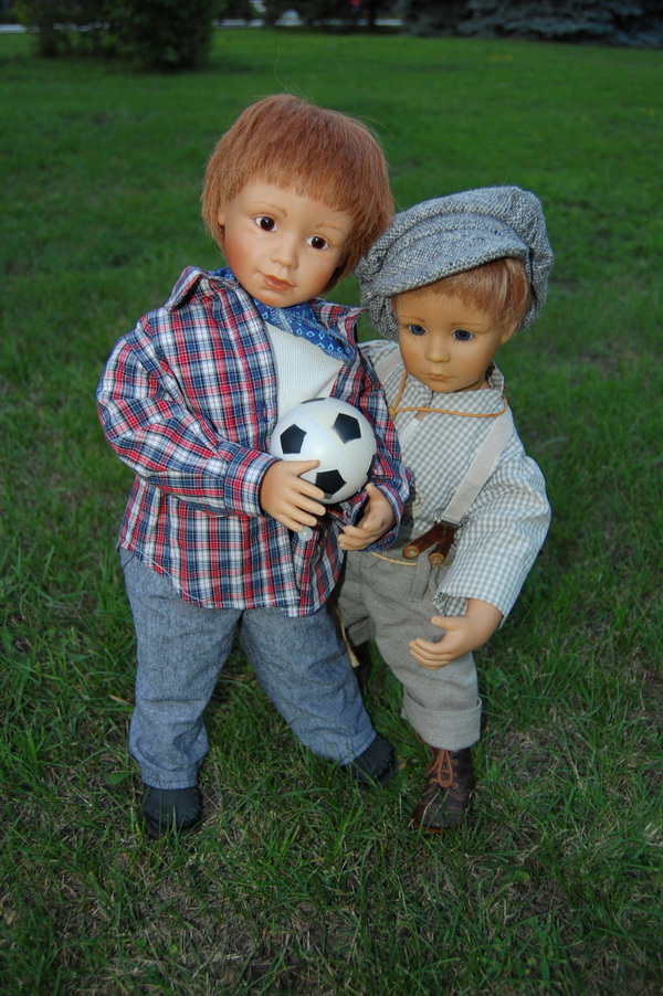Мальчишки и футбол. Куклы Bettina Feigenspan-Hirsch (фото 5)