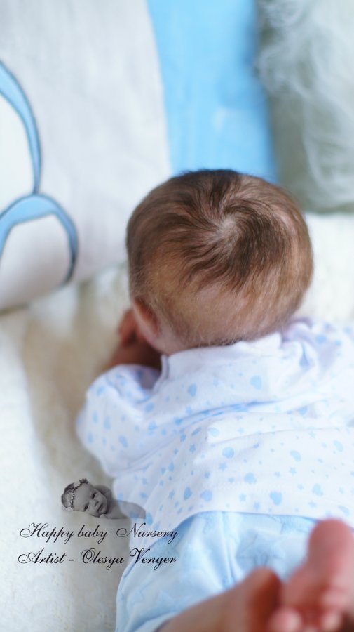 Андрейка-Веселейка. Кукла реборн Олеси Венгер (фото 6)