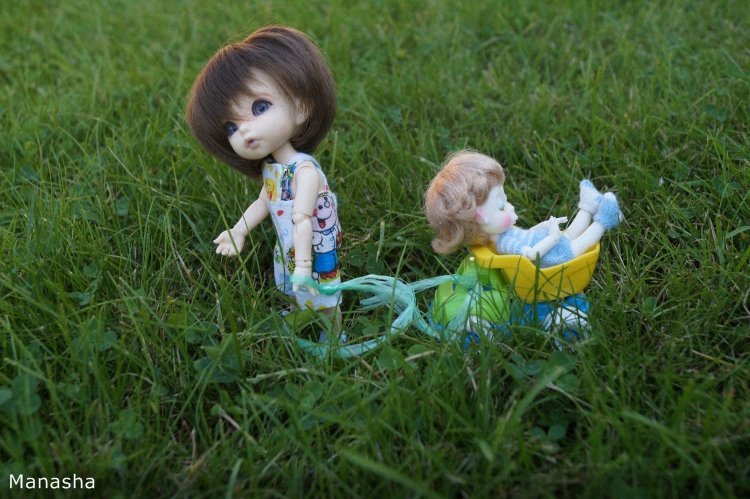 Майка - старшая сестра. Куклы БЖД