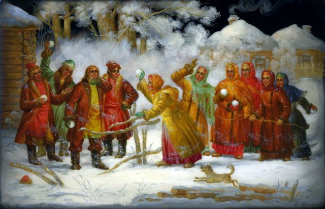 Усмотри тропинку в сказку или Здесь русский дух, здесь Русью пахнет. Федоскинская лаковая миниатюра (фото 9)