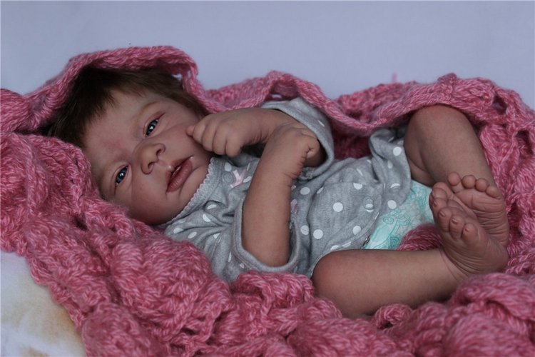 Маленькая девочка. Кукла реборн Светланы Преображенской (фото 5)